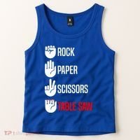 Rock Paper Scissors Table Saw Funny Woodworking Woodworker Gift Tank Top thumb 2