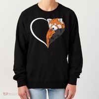 Red Panda S For Women Heart Cute Red Panda Women's Sweatshirt thumb 0