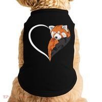 Red Panda S For Women Heart Cute Red Panda Doggie Tank thumb 0