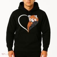 Red Panda S For Women Heart Cute Red Panda Hoodie thumb 2