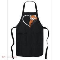 Red Panda S For Women Heart Cute Red Panda Apron thumb 0