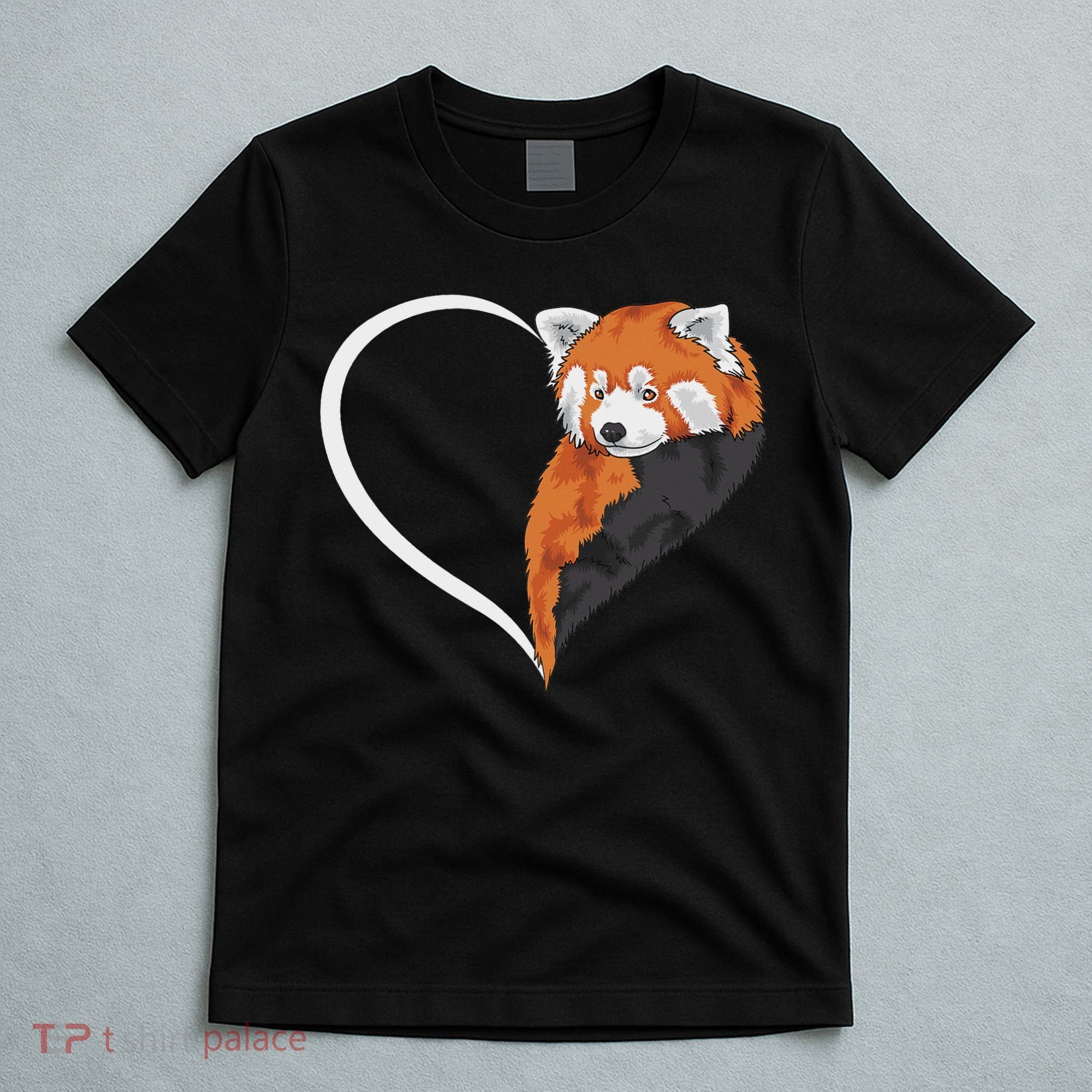 Red Panda S For Women Heart Cute Red Panda T-Shirt
