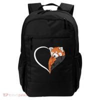 Red Panda S For Women Heart Cute Red Panda Backpack thumb 0