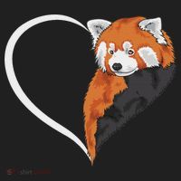 Red Panda S For Women Heart Cute Red Panda Beanie thumb 2