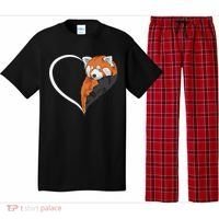 Red Panda S For Women Heart Cute Red Panda Pajama Set thumb 0