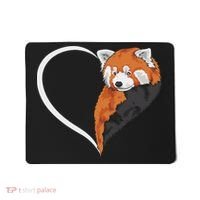 Red Panda S For Women Heart Cute Red Panda Mousepad thumb 0