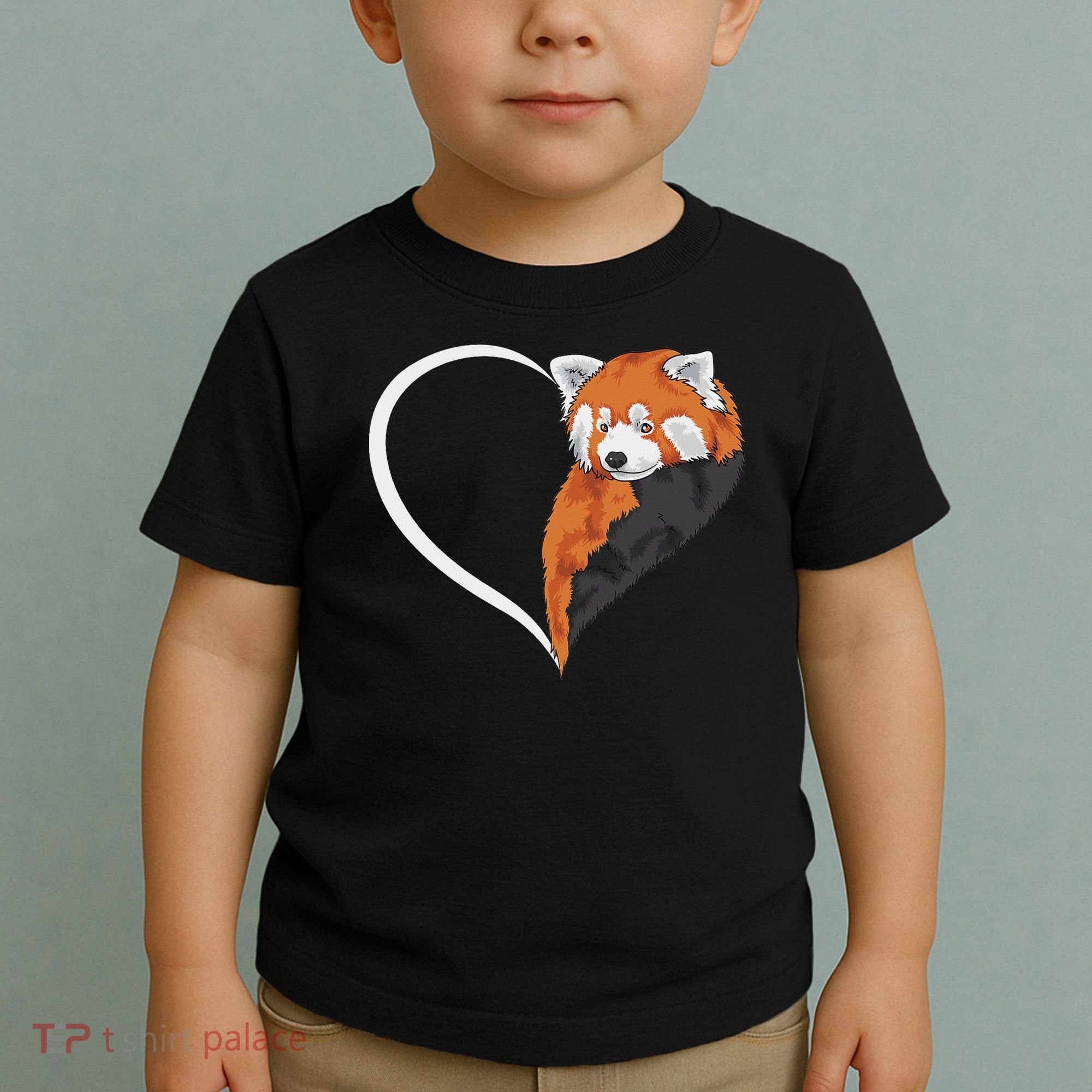 Red Panda S For Women Heart Cute Red Panda Toddler T-Shirt