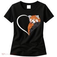 Red Panda S For Women Heart Cute Red Panda Women's T-Shirt thumb 0