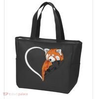 Red Panda S For Women Heart Cute Red Panda Tote Bag thumb 3