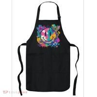 Retro Painted Smiley Emoji Apron thumb 0