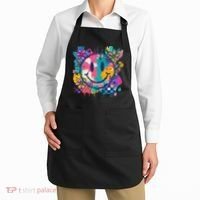 Retro Painted Smiley Emoji Apron thumb 2