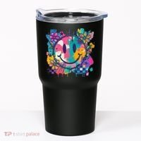 Retro Painted Smiley Emoji Tumbler thumb 0