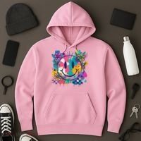 Retro Painted Smiley Emoji Hoodie thumb 3