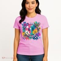 Retro Painted Smiley Emoji Women's T-Shirt thumb 4