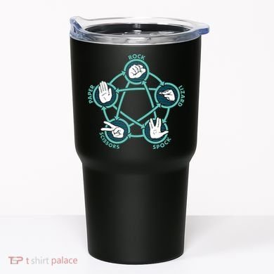 Rock Paper Scissors Lizard Spock Tumbler