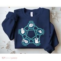 Rock Paper Scissors Lizard Spock Sweatshirt thumb 2