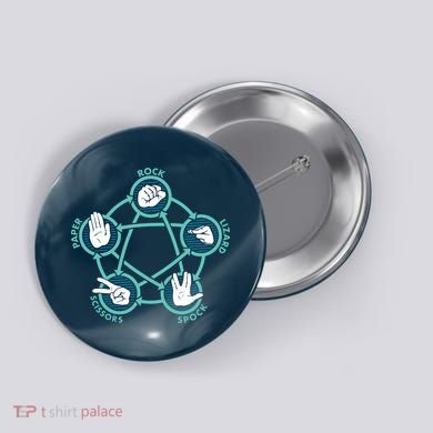 Rock Paper Scissors Lizard Spock Button