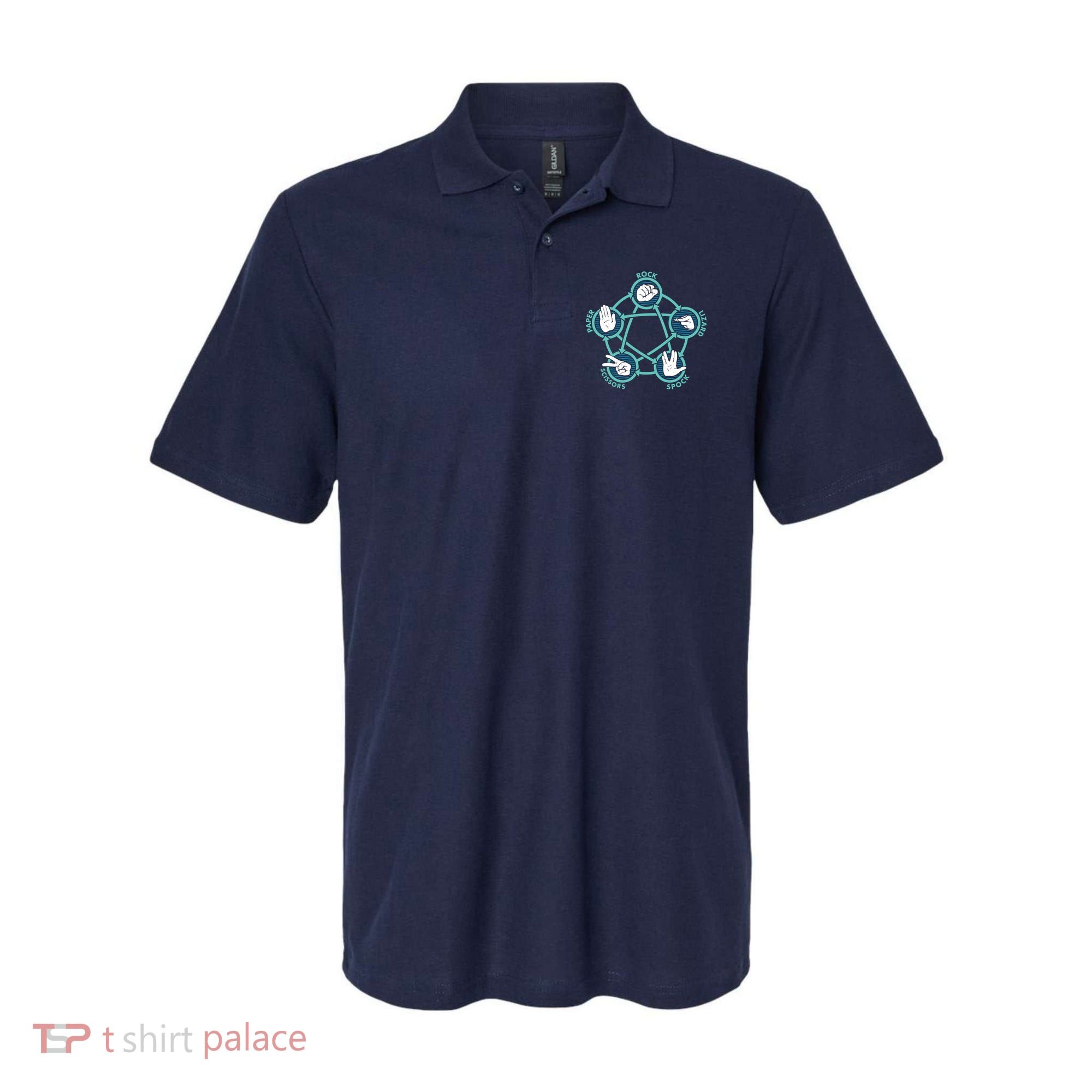 Rock Paper Scissors Lizard Spock Polo