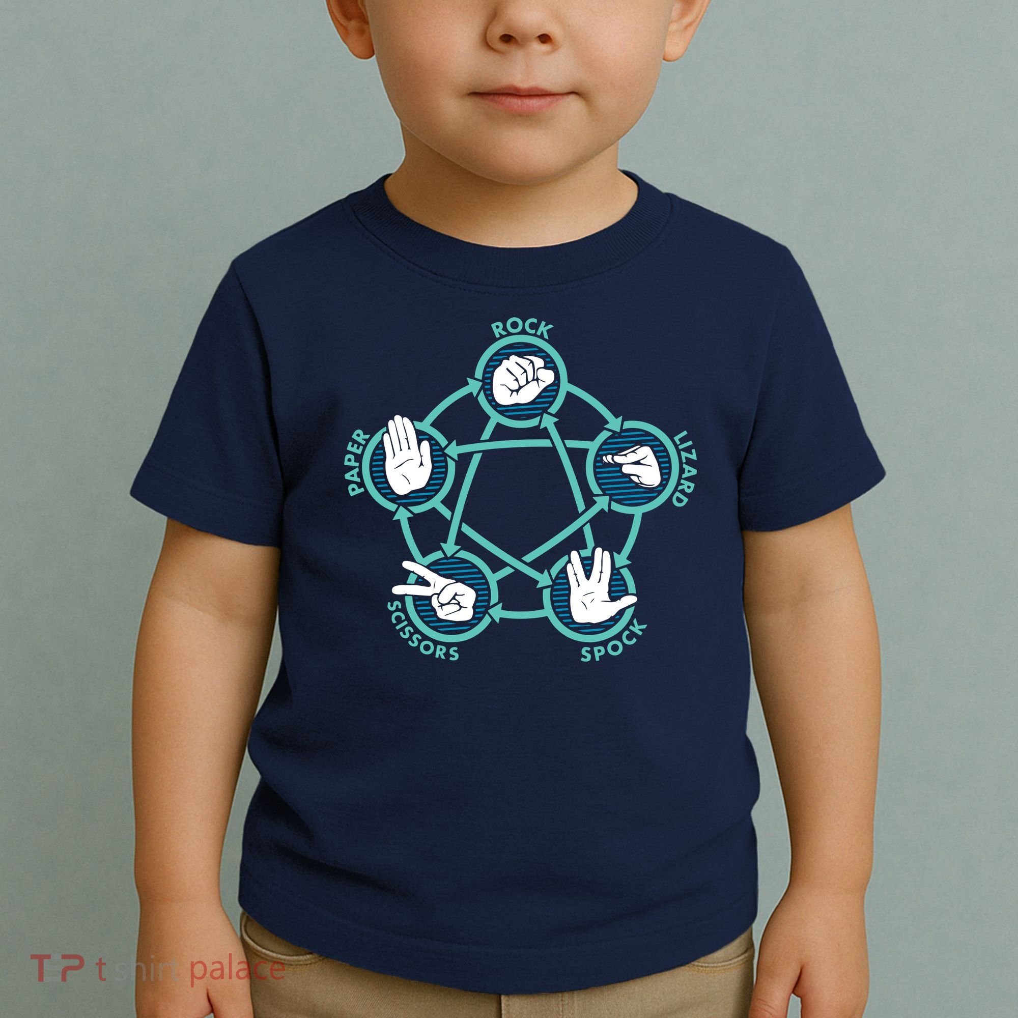 Rock Paper Scissors Lizard Spock Toddler T-Shirt