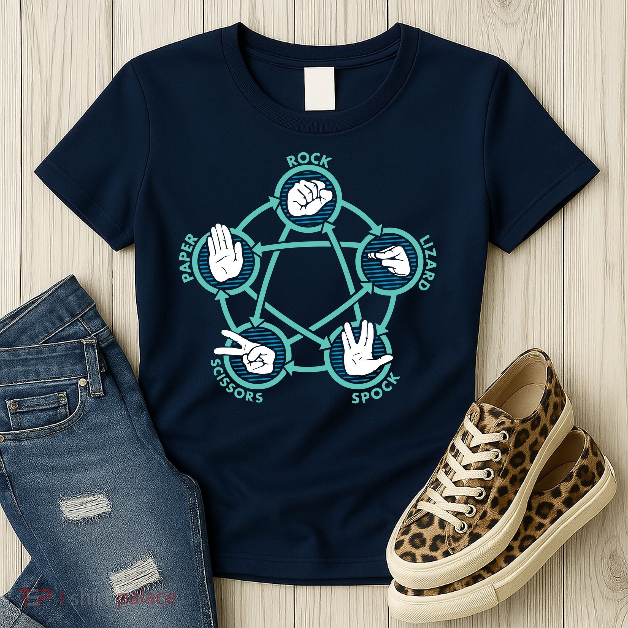 Rock Paper Scissors Lizard Spock Women's T-Shirt