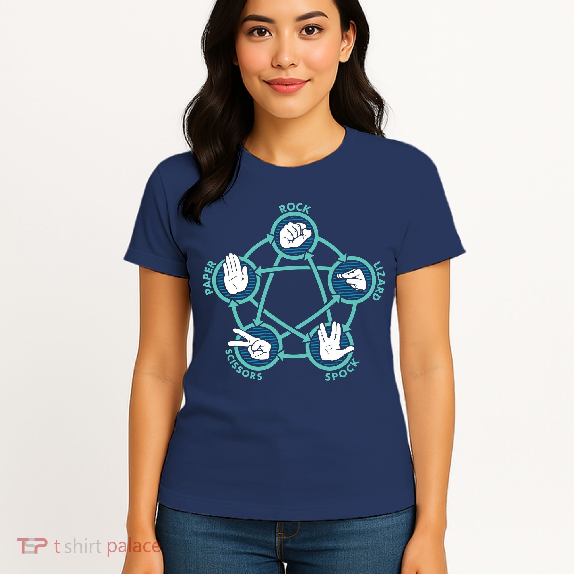 Rock Paper Scissors Lizard Spock Women's T-Shirt