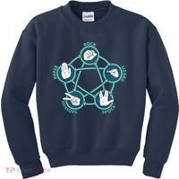 Rock Paper Scissors Lizard Spock Kids Sweatshirt thumb 0