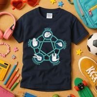 Rock Paper Scissors Lizard Spock Kids T-Shirt thumb 3