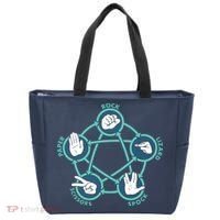 Rock Paper Scissors Lizard Spock Tote Bag thumb 0
