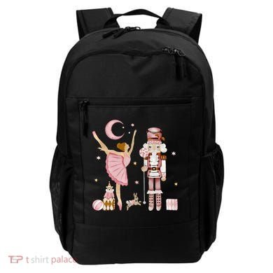 Retro Pink Sugar Plum Fairy Nutcracker Christmas Backpack