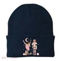 Retro Pink Sugar Plum Fairy Nutcracker Christmas Beanie thumb 0