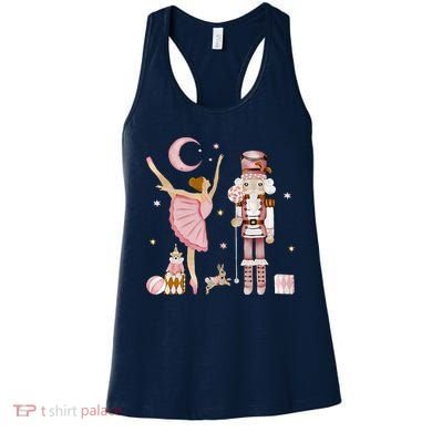 Retro Pink Sugar Plum Fairy Nutcracker Christmas Women's Tank Top