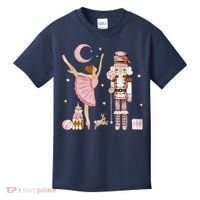 Retro Pink Sugar Plum Fairy Nutcracker Christmas Kids T-Shirt thumb 0
