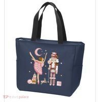 Retro Pink Sugar Plum Fairy Nutcracker Christmas Tote Bag thumb 3