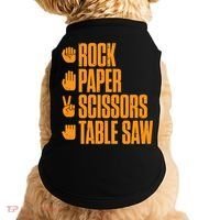 Rock Paper Scissors Table Saw Funny Carpenter Hoodie Doggie Tank thumb 0