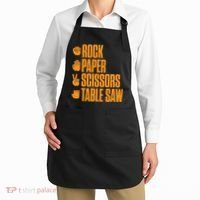 Rock Paper Scissors Table Saw Funny Carpenter Hoodie Apron thumb 2