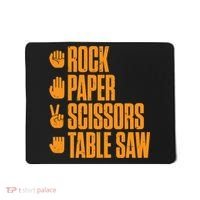 Rock Paper Scissors Table Saw Funny Carpenter Hoodie Mousepad thumb 0