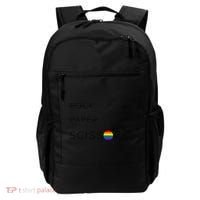 Rock Paper Scissors Lesbian Funny Lesbian Pride Lgbt Backpack thumb 0