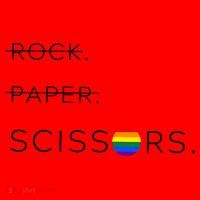 Rock Paper Scissors Lesbian Funny Lesbian Pride Lgbt Santa Hat thumb 1