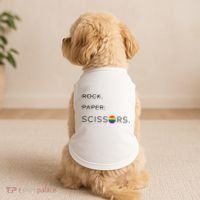 Rock Paper Scissors Lesbian Funny Lesbian Pride Lgbt Doggie Tank thumb 2