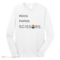 Rock Paper Scissors Lesbian Funny Lesbian Pride Lgbt Long Sleeve Shirt thumb 0