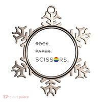 Rock Paper Scissors Lesbian Funny Lesbian Pride Lgbt Ornament thumb 0