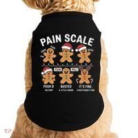 Retro Pain Scale Gingerbread Nurse Christmas Vibes Doggie Tank thumb 0