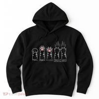 Rock Paper Scissors Cat Funny Kitten Cute Paw Hoodie thumb 0