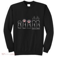 Rock Paper Scissors Cat Funny Kitten Cute Paw Sweatshirt thumb 0