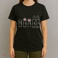 Rock Paper Scissors Cat Funny Kitten Cute Paw T-Shirt thumb 4