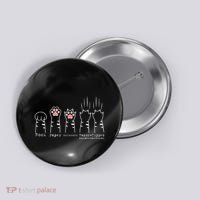 Rock Paper Scissors Cat Funny Kitten Cute Paw Button thumb 0