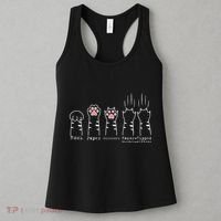 Rock Paper Scissors Cat Funny Kitten Cute Paw Women's Tank Top thumb 3