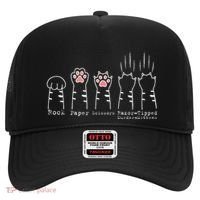 Rock Paper Scissors Cat Funny Kitten Cute Paw Hat thumb 0