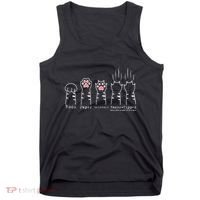 Rock Paper Scissors Cat Funny Kitten Cute Paw Tank Top thumb 0
