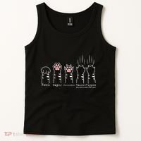 Rock Paper Scissors Cat Funny Kitten Cute Paw Tank Top thumb 2